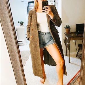 Vintage Lands End Wool Coat